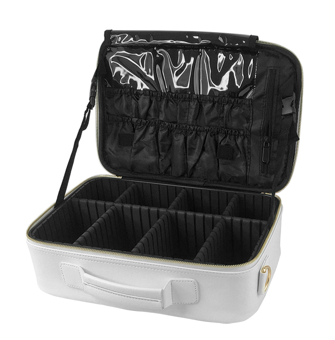 iGlow Big Cosmetic Bag XL - Sminkeveske, Hvit
