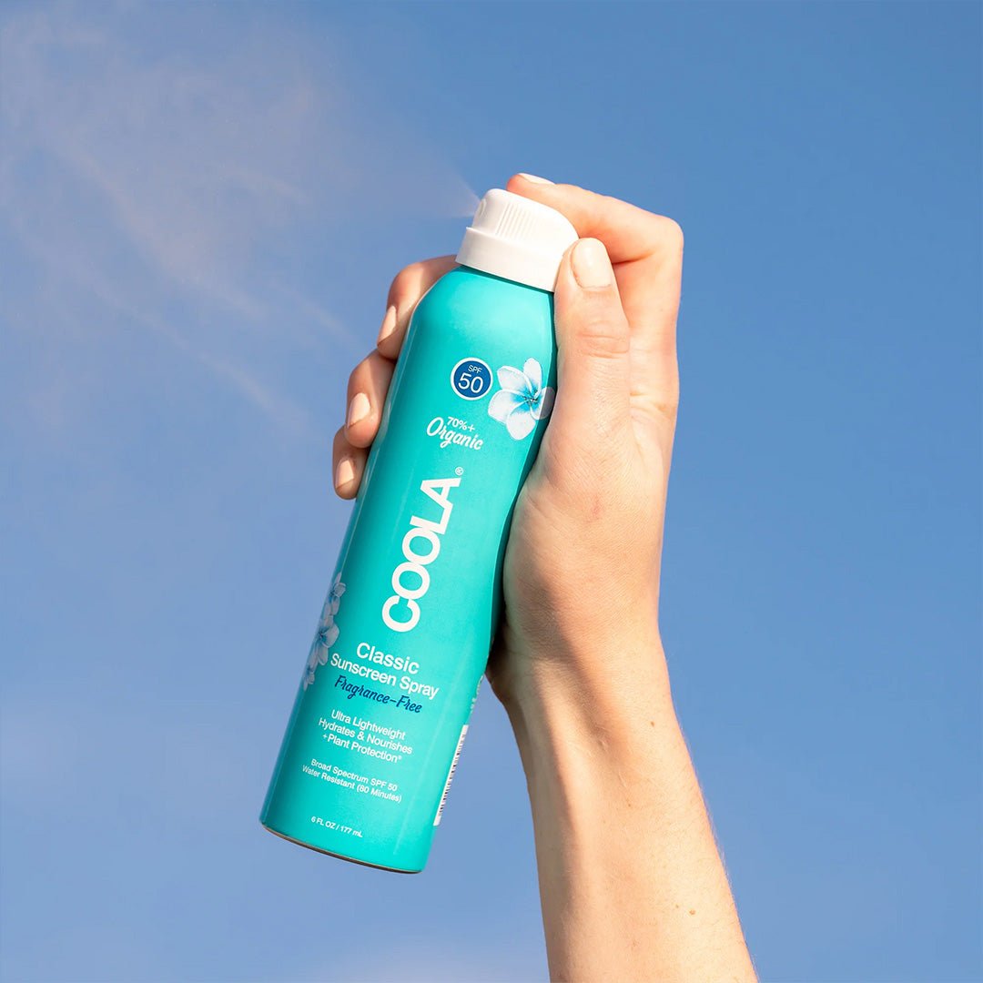 Coola - Classic Sunscreen Spray SPF 50 - Unscented, 177ml - iGlow.no