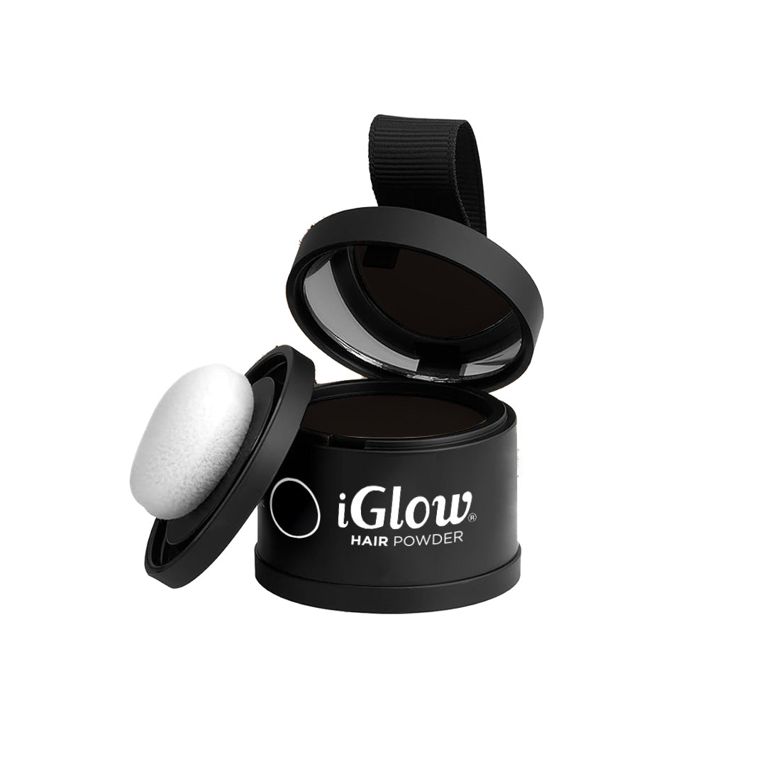 iGlow Hair Powder - Black - iGlow.no