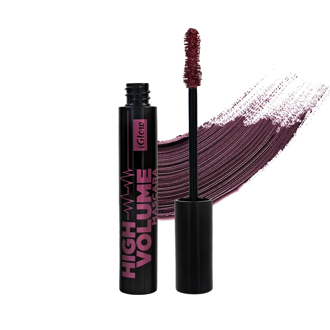 iGlow High Volume Mascara - Burgundy - iGlow.no