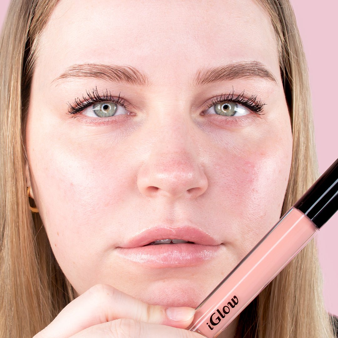 iGlow Lip Gloss - Whisper Pink - iGlow.no