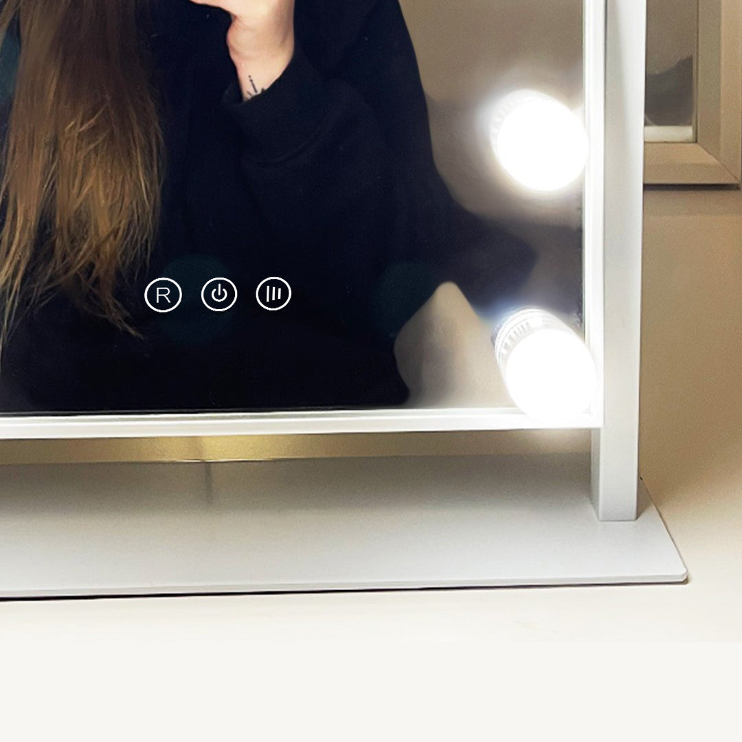 iGlow Makeup Mirror - Sminkespeil / Hvit