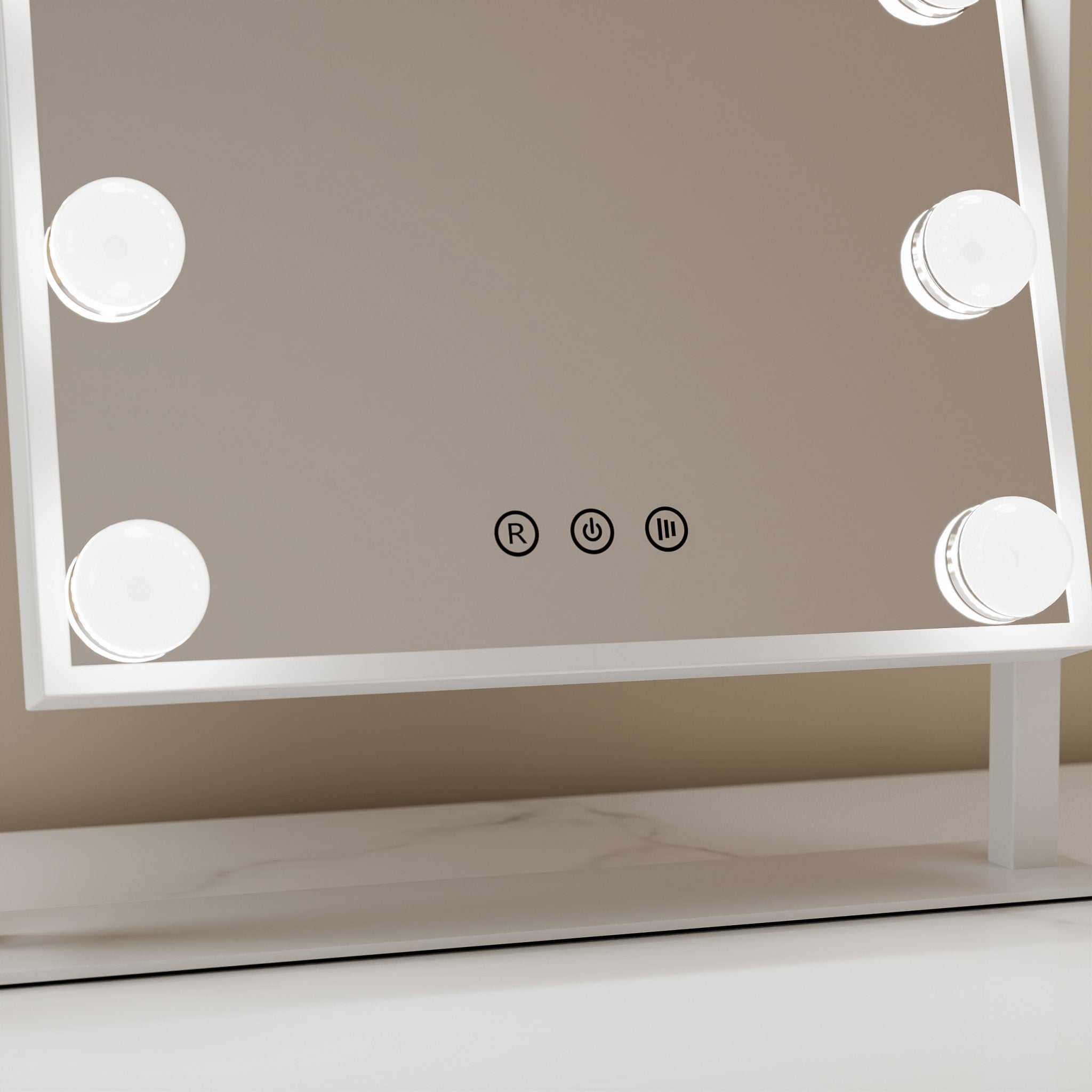 iGlow Makeup Mirror - Sminkespeil / Hvit - iGlow.no