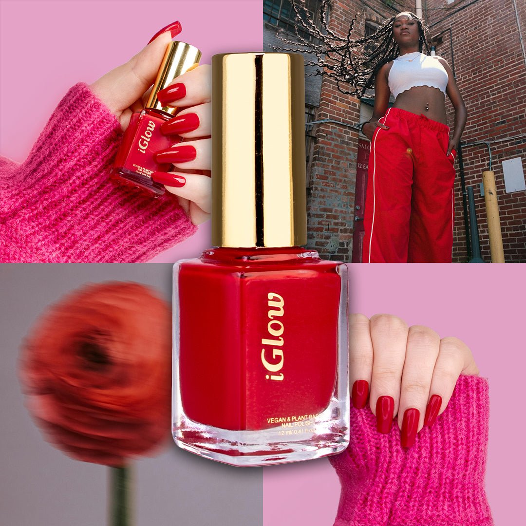 iGlow Neglelakk - Brave Red (Rød) - iGlow.no
