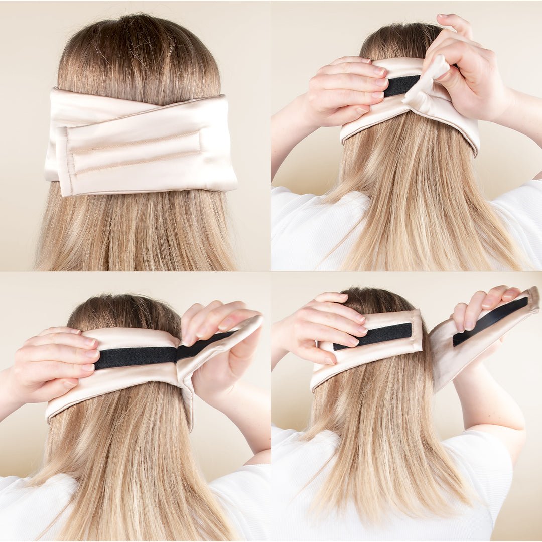 iGlow Silk Sleep Mask - Sovemaske, Champagne Dreams - iGlow.no
