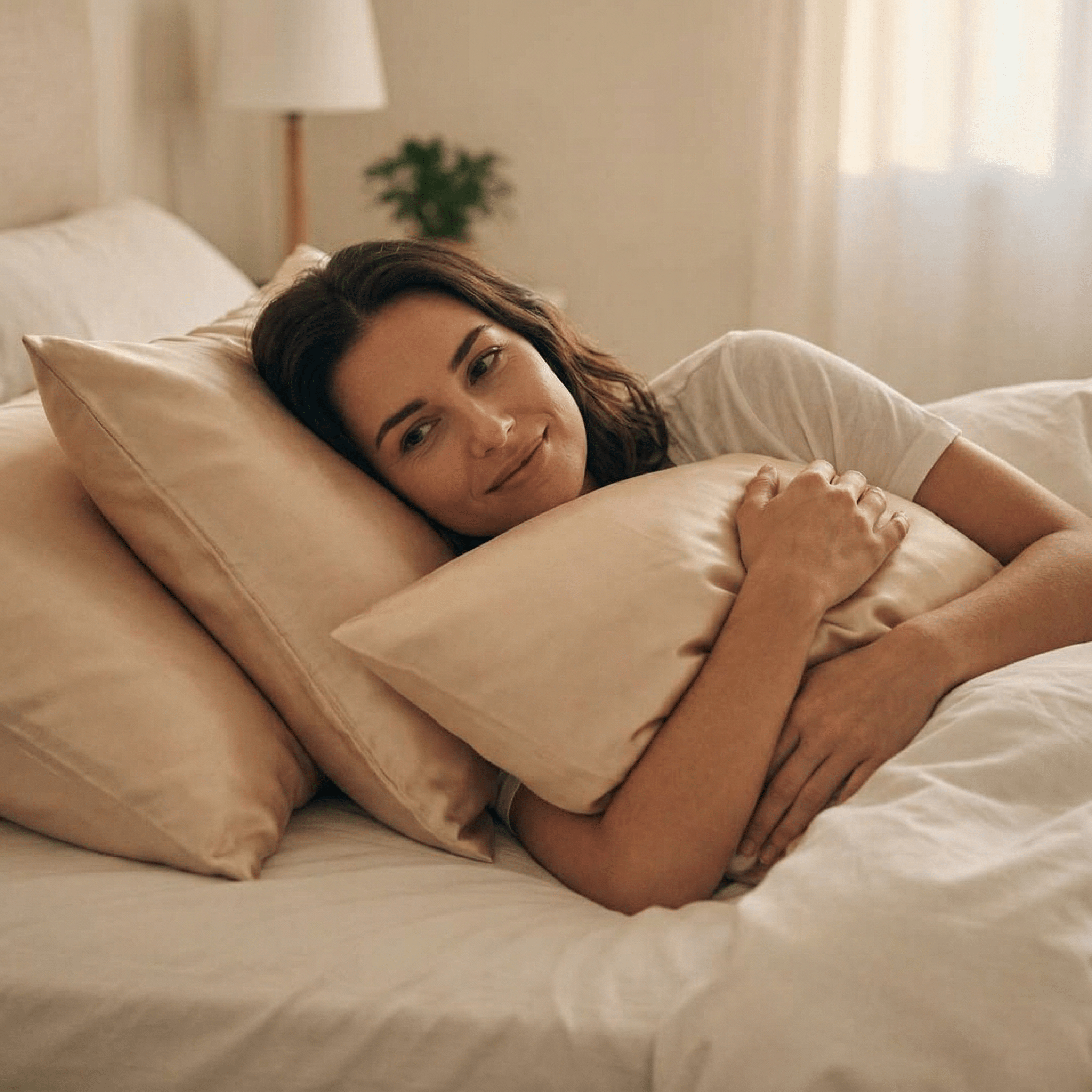 iGlow Silkeputetrekk - Champagne Dreams (Sjampanje) - iGlow.no