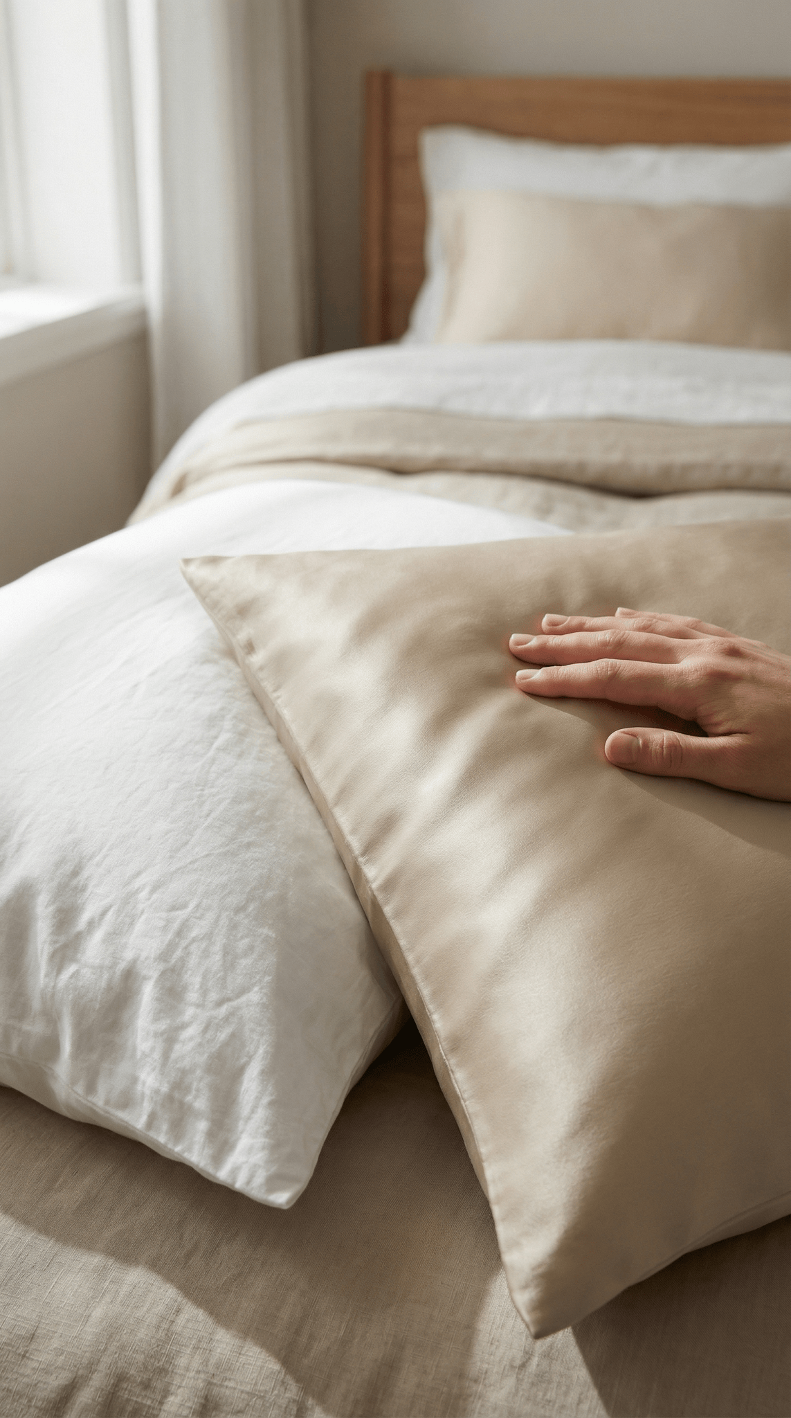 iGlow Silkeputetrekk - Champagne Dreams (Sjampanje) - iGlow.no