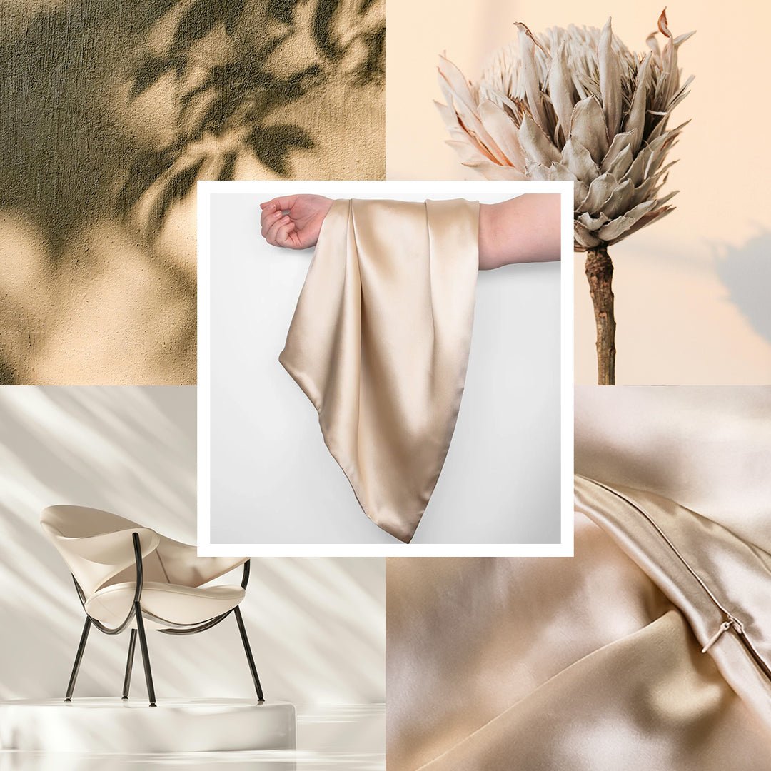 iGlow Silkeputetrekk - Champagne Dreams (Sjampanje) - iGlow.no