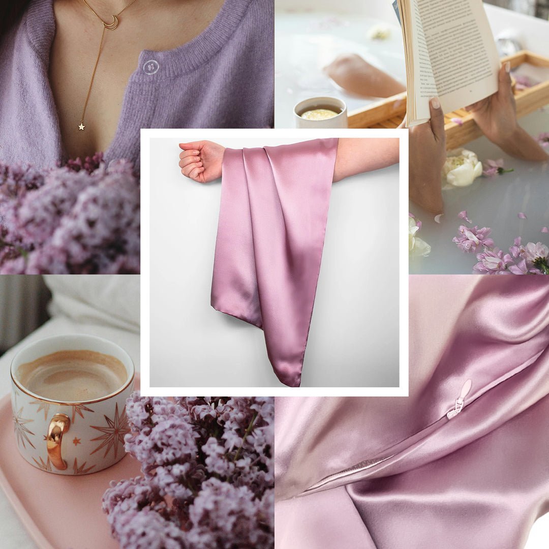 iGlow Silkeputetrekk - Lilac Mist (Syrinrosa) - iGlow.no