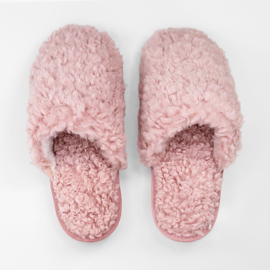 iGlow Silkeputetrekk, Pink Sorbet & Teddytøfler, Velvet Rose - iGlow.no