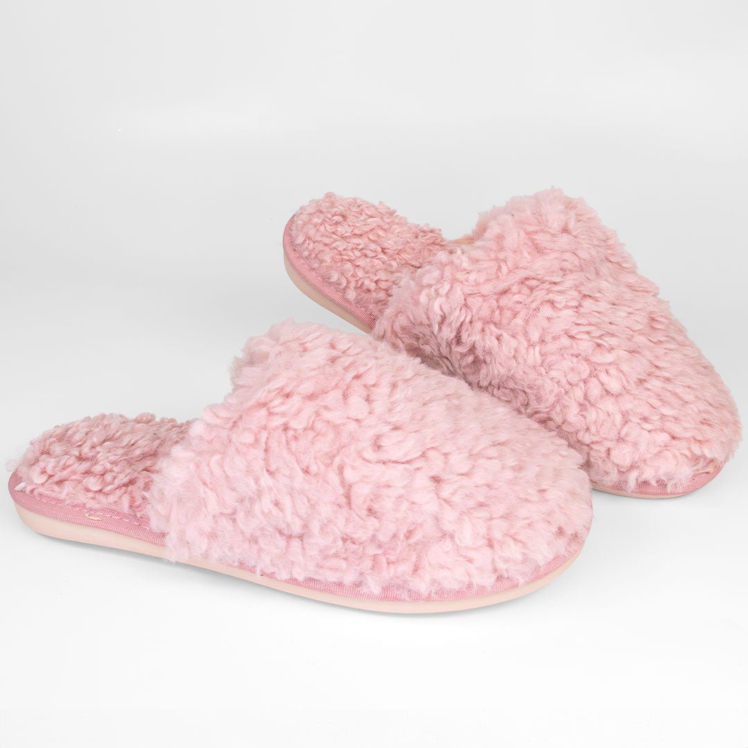 iGlow Silkeputetrekk, Purple Sky & Teddytøfler, Velvet Rose - iGlow.no