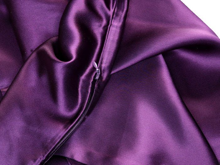 iGlow Silkeputetrekk, Purple Sky & Teddytøfler, Velvet Rose - iGlow.no