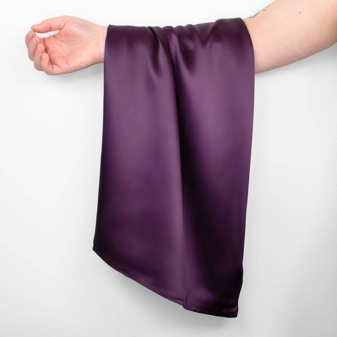 iGlow Silkeputetrekk, Purple Sky & Teddytøfler, Velvet Rose - iGlow.no