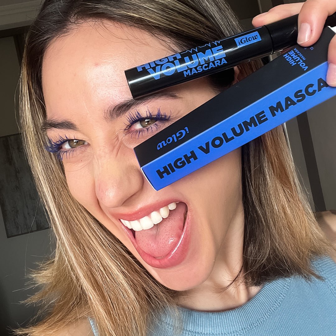 Vippeserum & High Volume Mascara Kit - Blue - iGlow.no