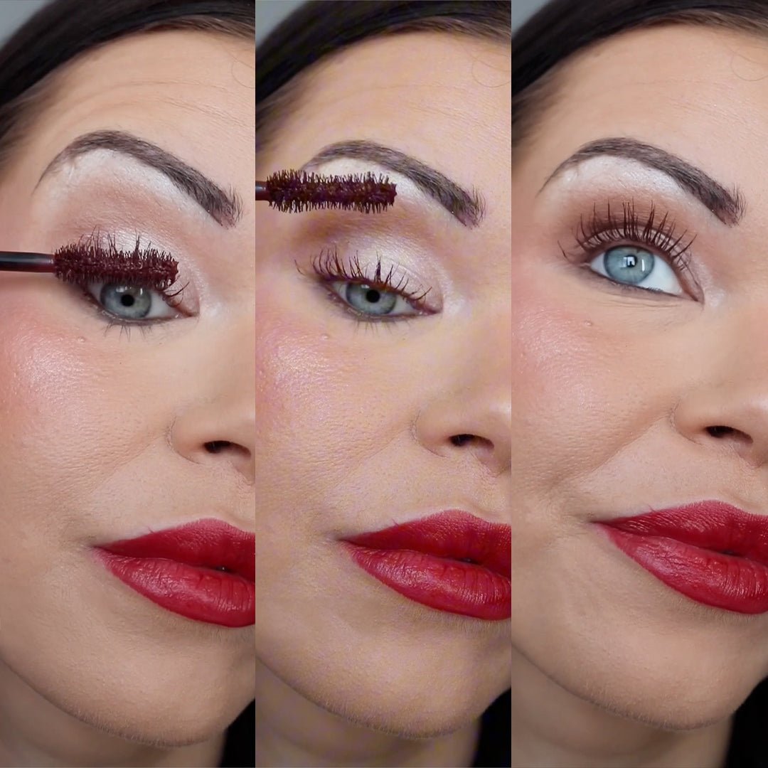 Vippeserum & High Volume Mascara Kit - Burgundy - iGlow.no