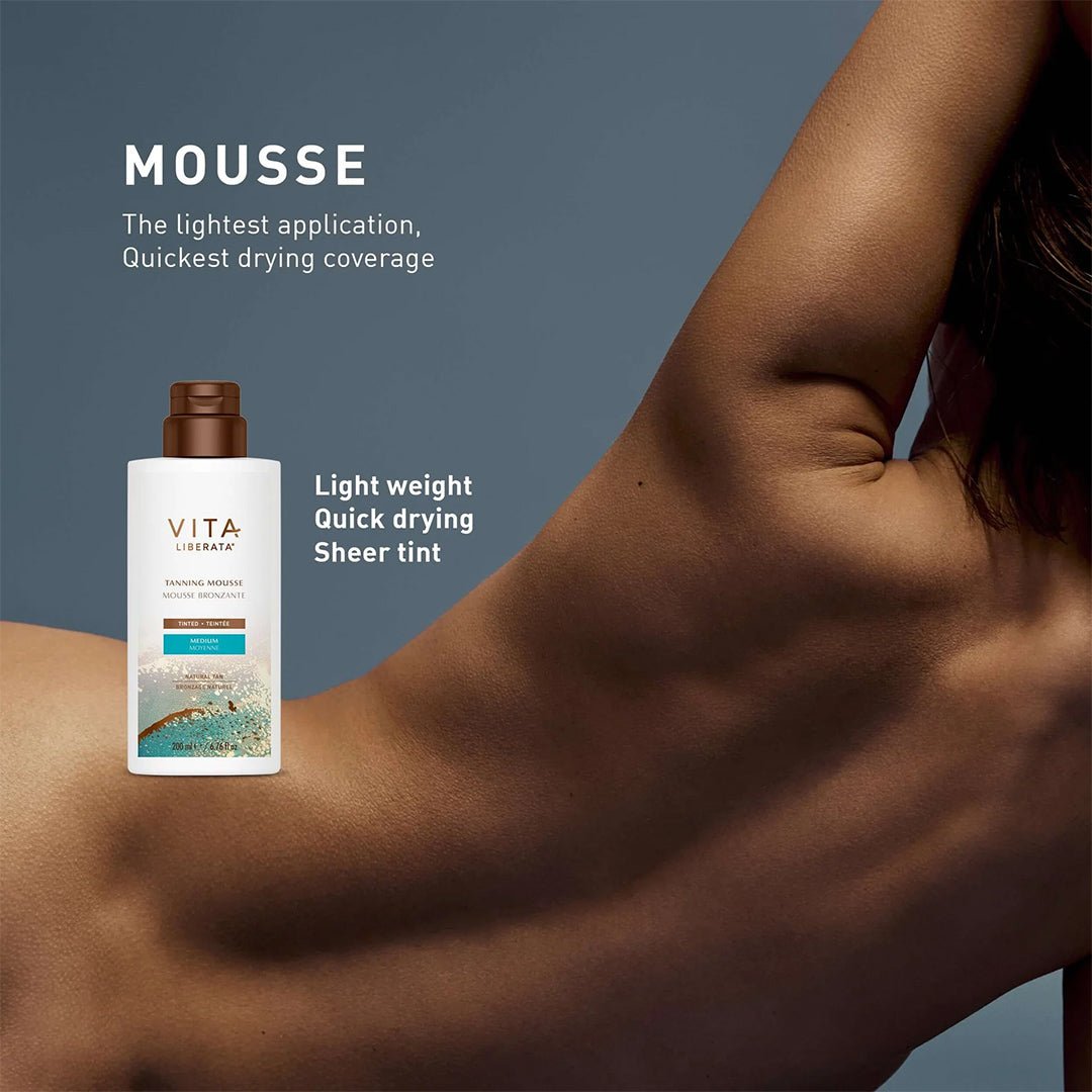 Vita Liberata - Tinted Tanning Mousse, Medium, 200ml - iGlow.no