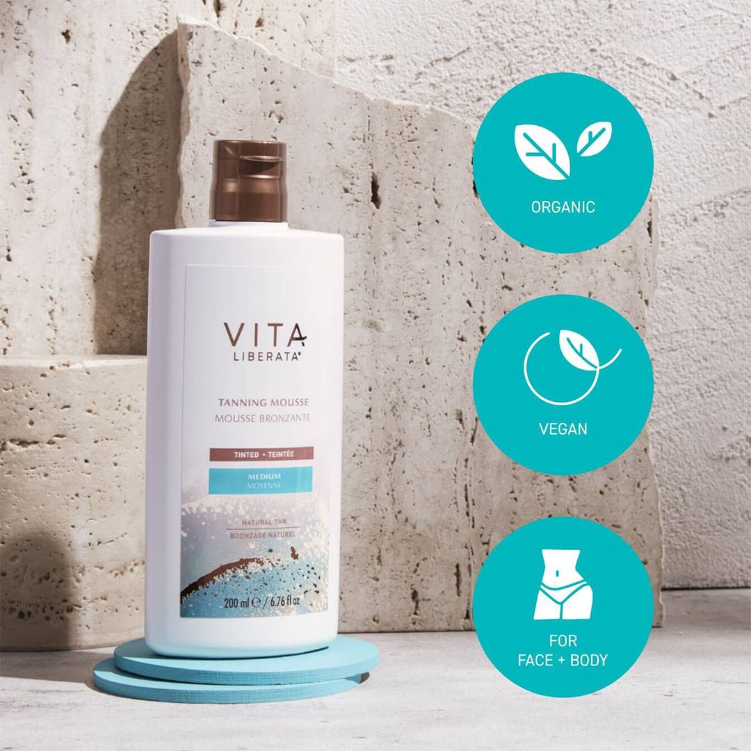 Vita Liberata - Tinted Tanning Mousse, Medium, 200ml - iGlow.no