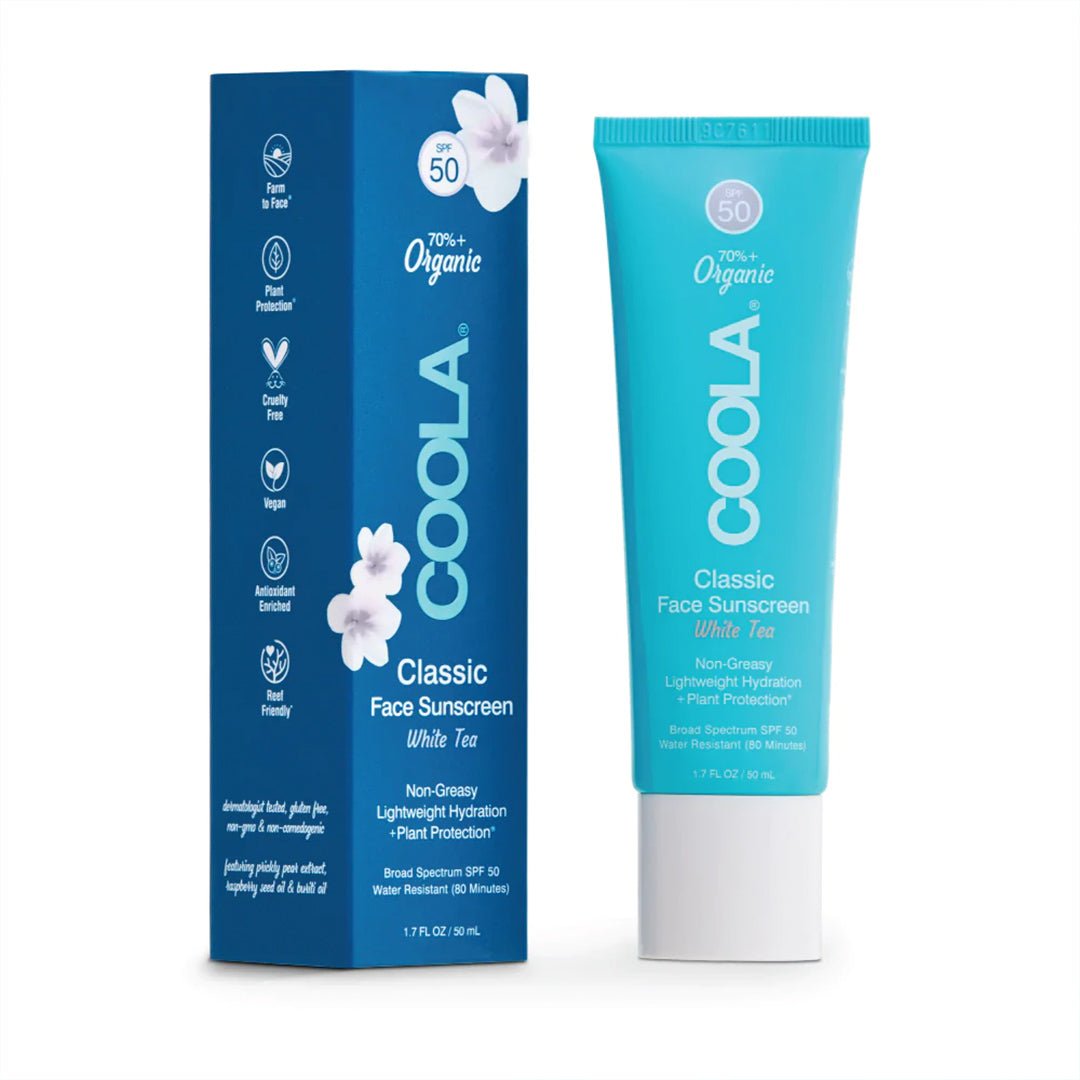 Coola - Classic Face Lotion SPF50 - White Tea, 50ml - iGlow.no