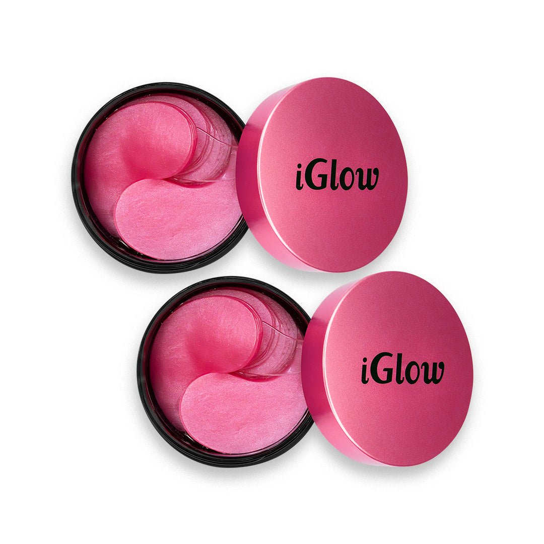 iGlow Refreshing Raspberry Eye Patches - Øyemaske - Duo Pack - iGlow.no