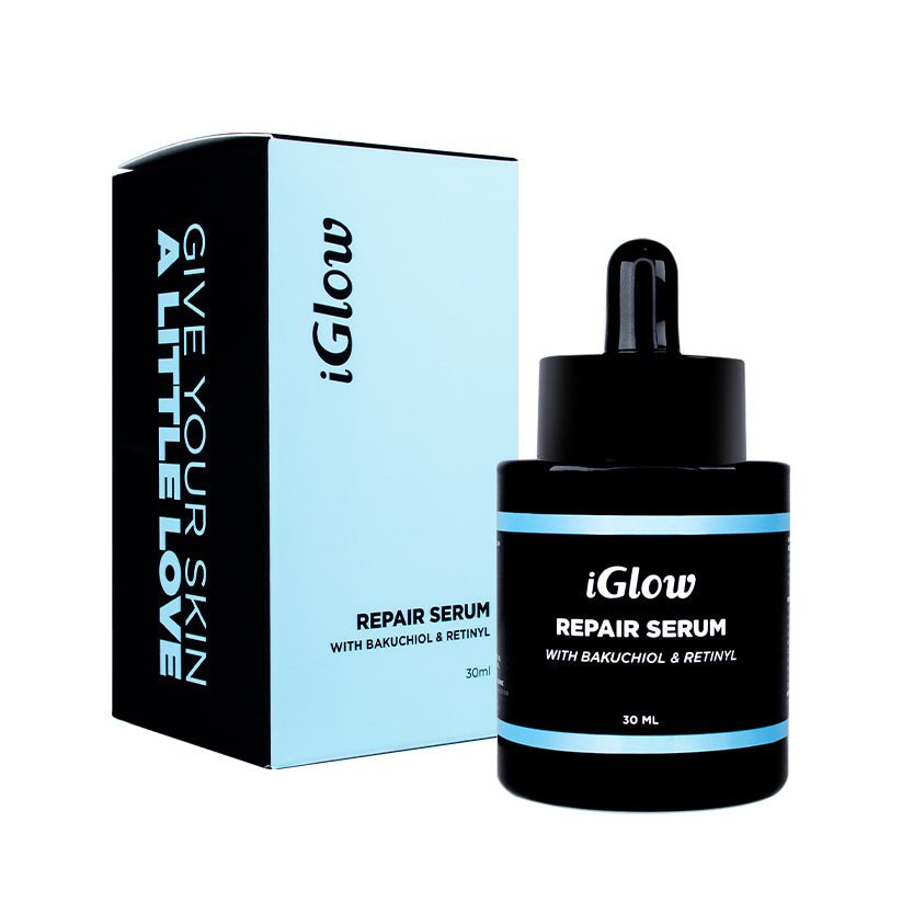 iGlow Repair Serum (with Bakuchiol) - Ansiktsserum, 30 ml - iGlow.no