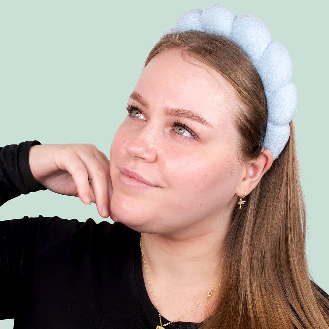 Spa Headband - Hårbøyle, Blå - iGlow.no