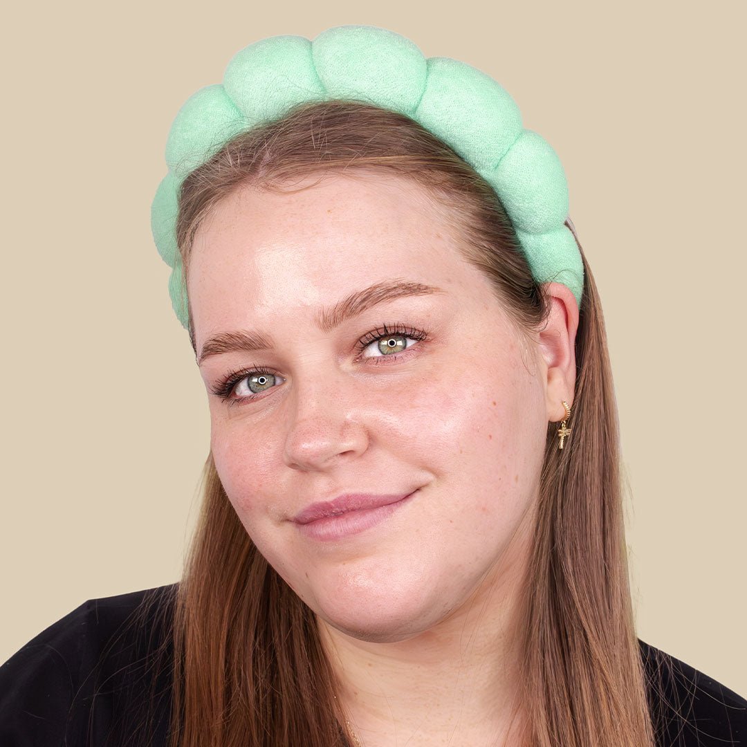 Spa Headband - Hårbøyle, Grønn - iGlow.no