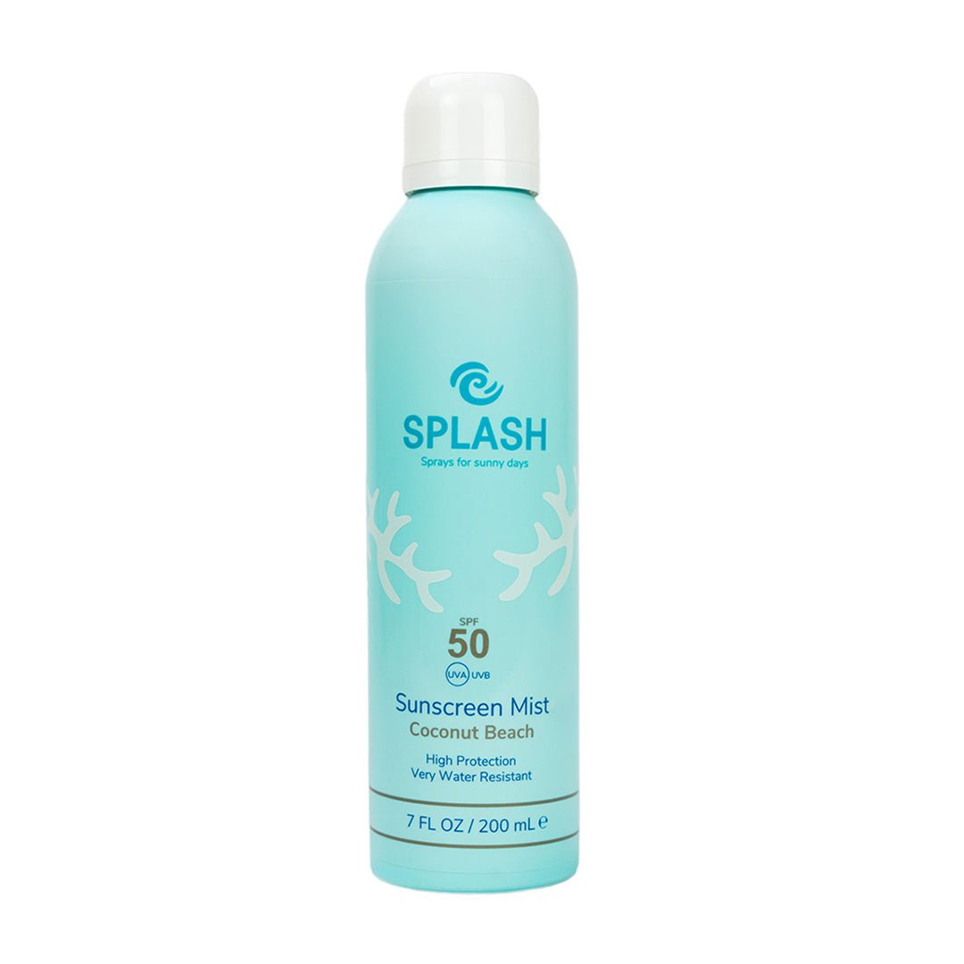 Splash Sunscreen Mist - Coconut Beach, SPF 50, 200ml - iGlow.no