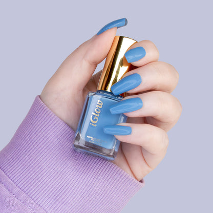 iGlow Neglelakk - Blue Angel (Blå)