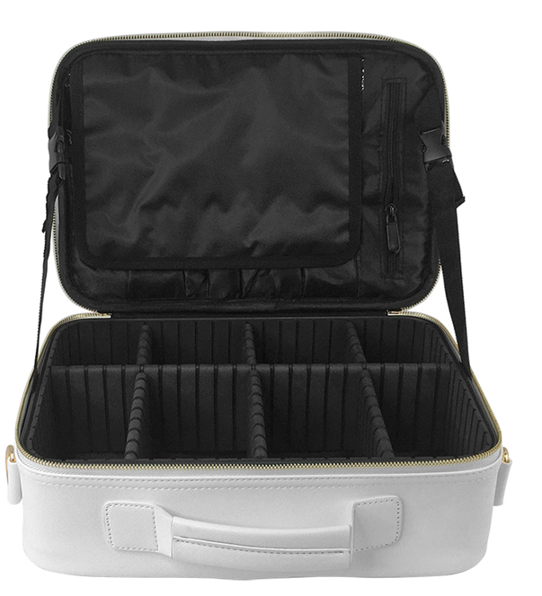 iGlow Big Cosmetic Bag XL - Sminkeveske, Hvit