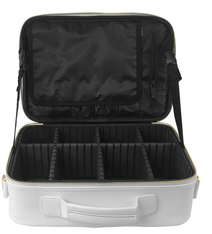 iGlow Big Cosmetic Bag XL - Sminkeveske, Hvit