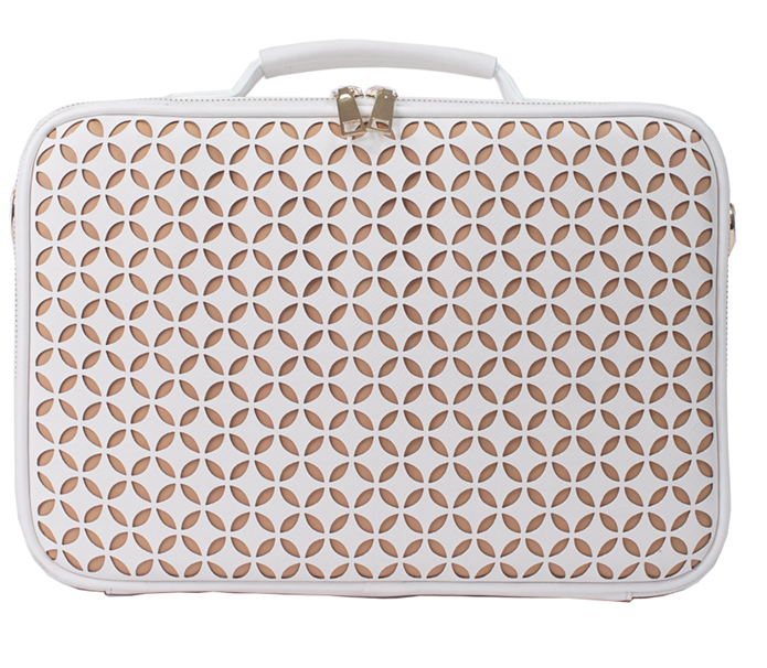 iGlow Big Cosmetic Bag XL - Sminkeveske, Hvit