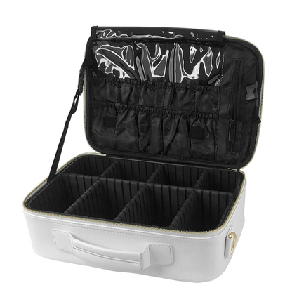 iGlow Big Cosmetic Bag XL - Sminkeveske, Hvit