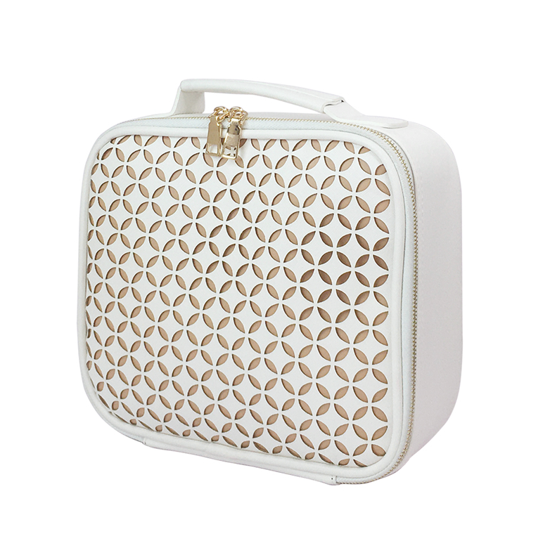 iGlow Big Cosmetic Bag - Sminkeveske, Hvit