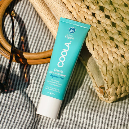 Coola - Classic Face Lotion SPF50 - Fragrance Free, 50ml - iGlow.no
