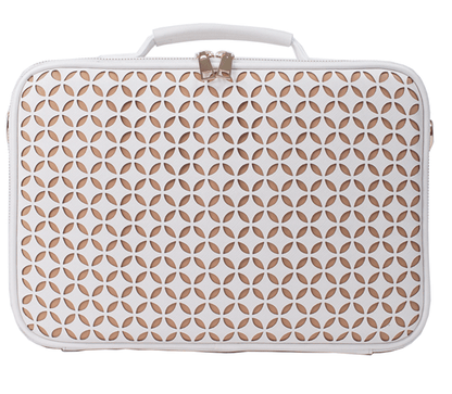 iGlow Big Cosmetic Bag XL - Sminkeveske, Hvit - iGlow.no