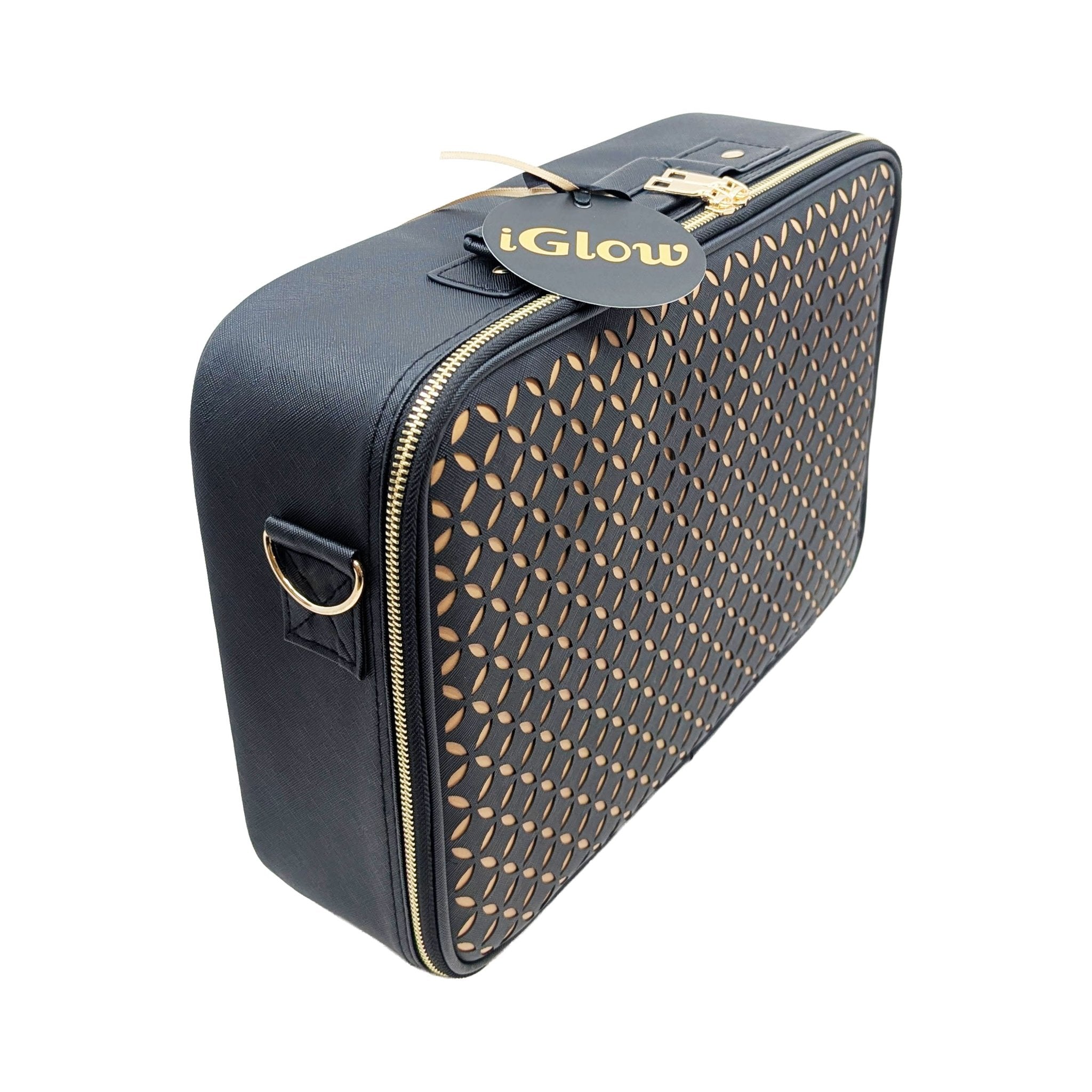 iGlow Big Cosmetic Bag XL - Sminkeveske, Sort - iGlow.no