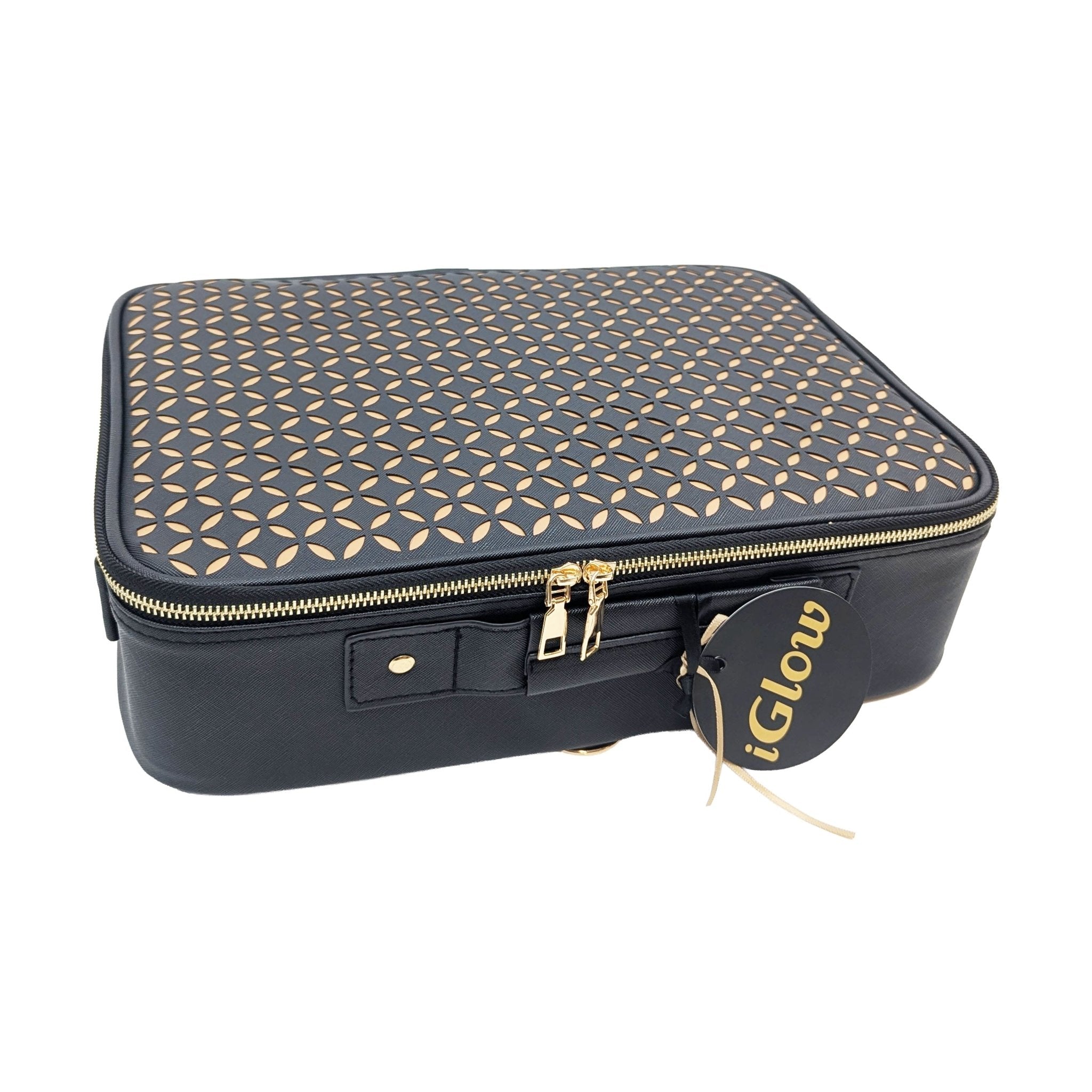 iGlow Big Cosmetic Bag XL - Sminkeveske, Sort - iGlow.no