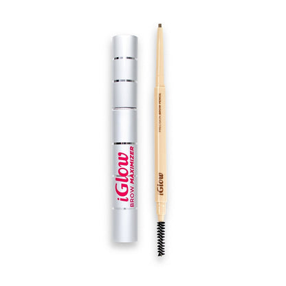 iGlow Brow Maximizer &amp; Precision Brow Pencil, Taupe - iGlow.no