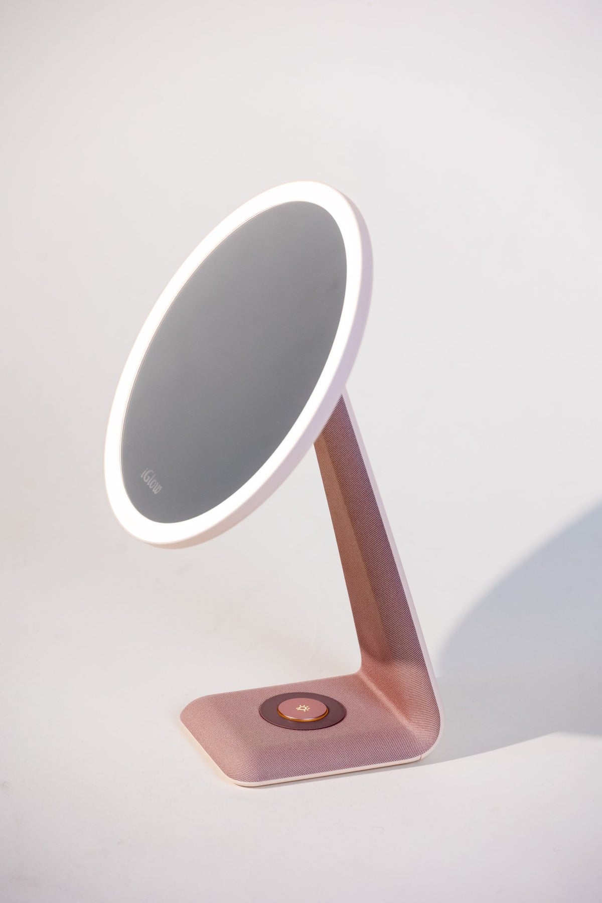 iGlow Halo Pro – sminkespeil med lys og bordlampe - iGlow.no