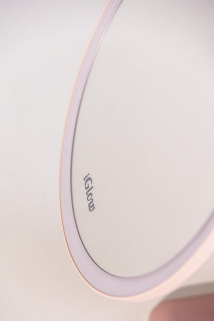 iGlow Halo Pro – sminkespeil med lys og bordlampe - iGlow.no