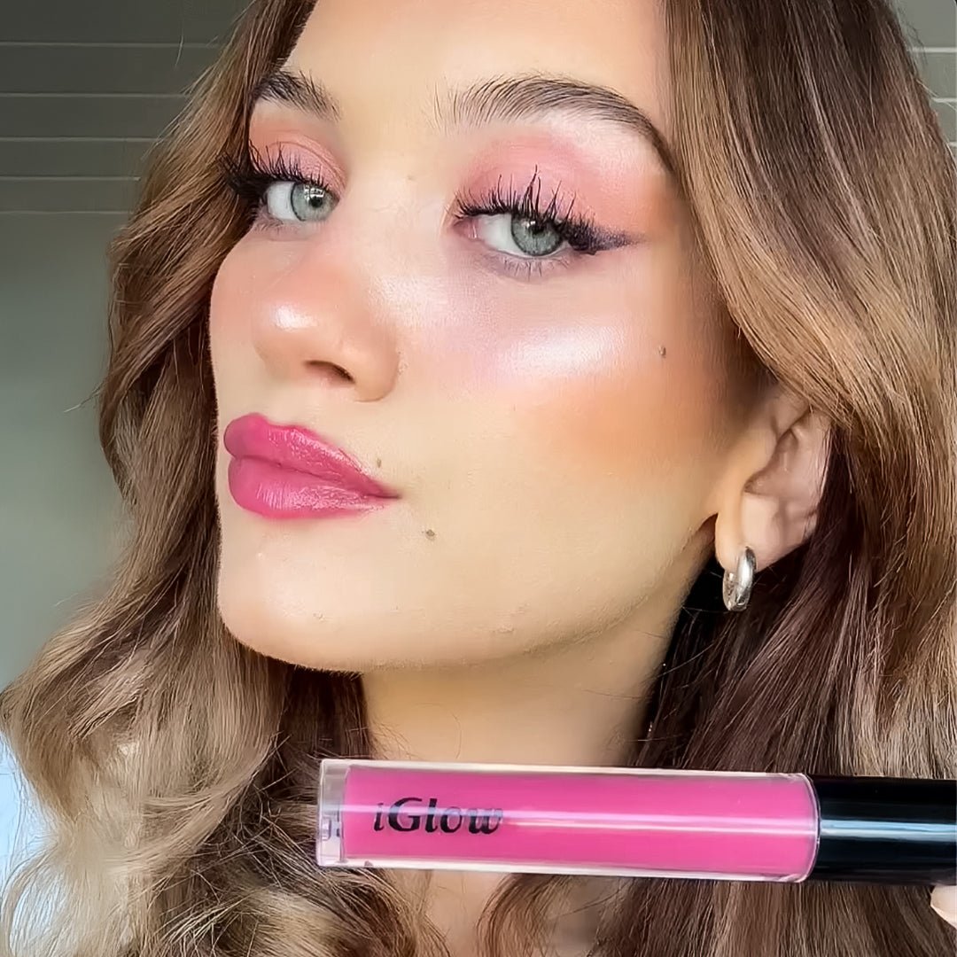 iGlow Lip Gloss - Deep Berry FP - iGlow.no