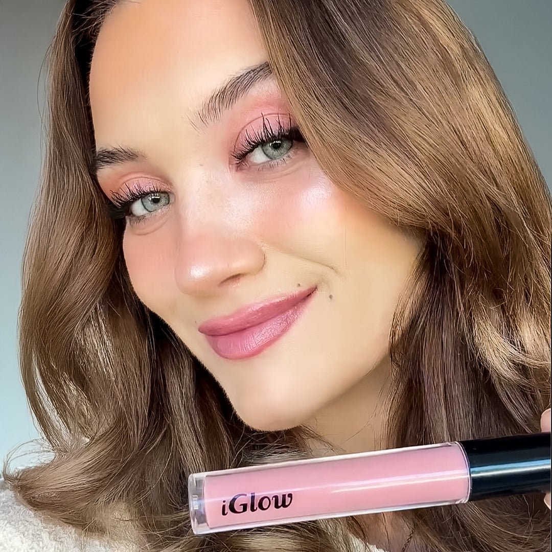 iGlow Lip Gloss - Whisper Pink - iGlow.no