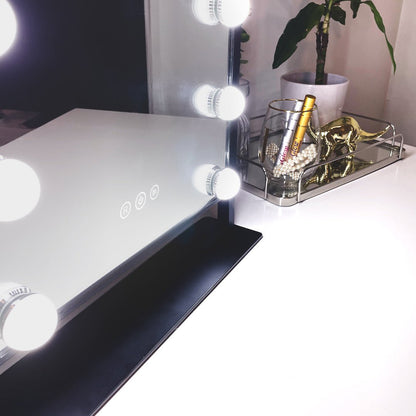 iGlow Makeup Mirror - Sminkespeil / Svart