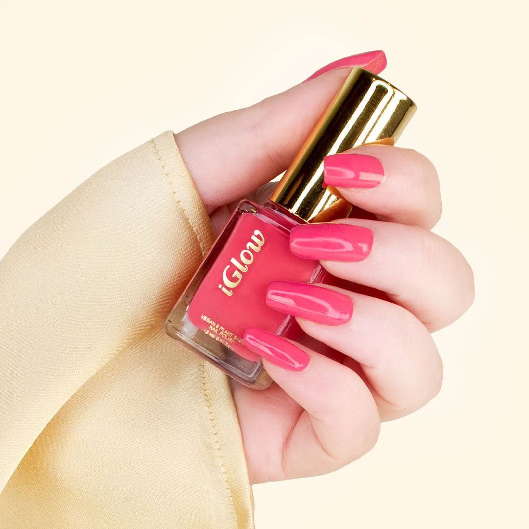 🎁 iGlow Neglelakk - Pink Coral (Korall) (100% off) - iGlow.no