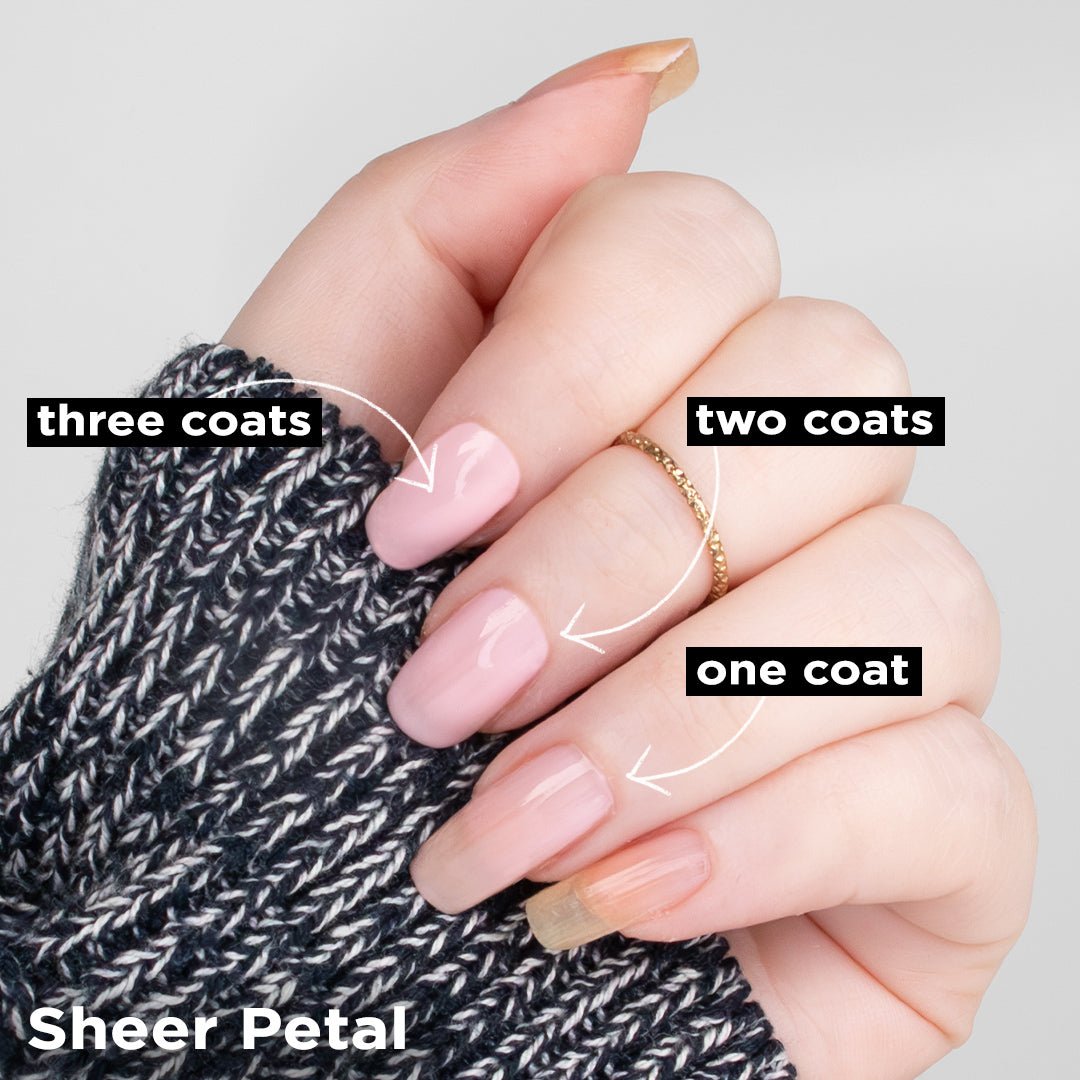 iGlow Neglelakk - Sheer Petal (Dus pastellrosa) - iGlow.no