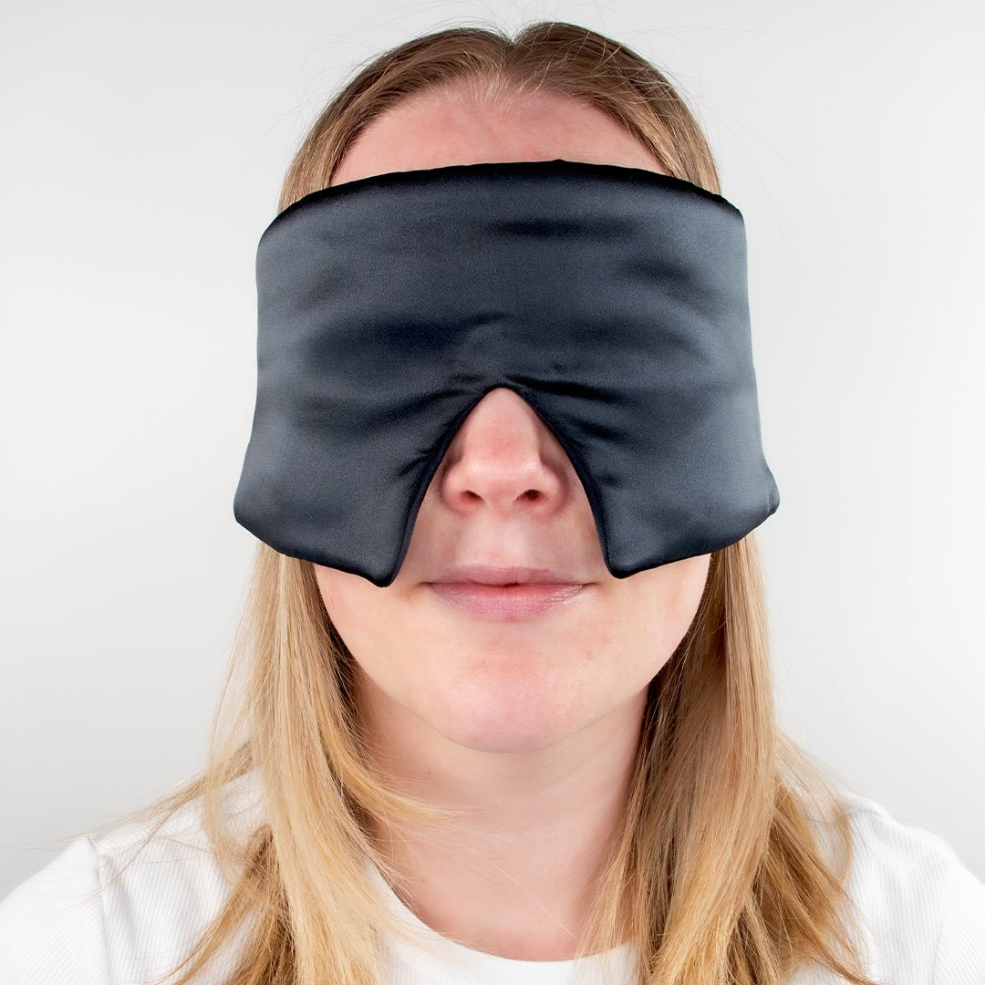 iGlow Silk Sleep Mask - Sovemaske, Black Night - iGlow.no