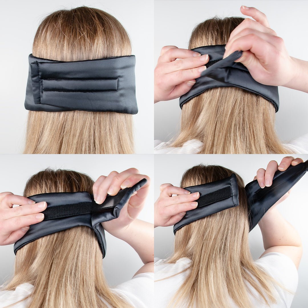 iGlow Silk Sleep Mask - Sovemaske, Black Night - iGlow.no