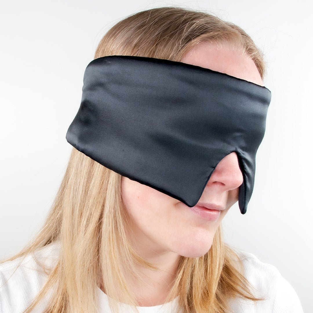iGlow Silk Sleep Mask - Sovemaske, Black Night - iGlow.no