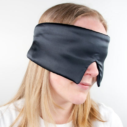 iGlow Silk Sleep Mask - Sovemaske, Black Night - iGlow.no