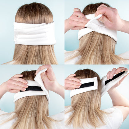 iGlow Silk Sleep Mask - Sovemaske, Calm White - iGlow.no